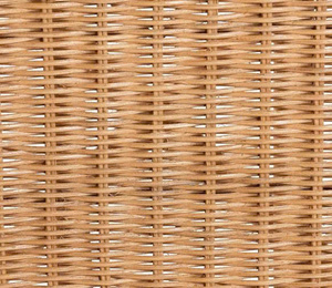 Silla de Ratán Natural con Respaldo Redondo - Asiento de Mimbre Tejido a Mano con Diseño de Celosía Abierta, Altura de Mostrador, Individual - Product Image 5