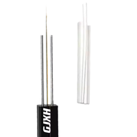 LSZH kabel serat optik untuk dalam ruangan, kabel serat optik Mode tunggal datar 2.0x3.0mm 2.0x5.0mm 2000M untuk jaringan nirkabel komunikasi optimal untuk dalam ruangan