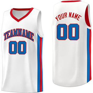 Uniformes de Baloncesto Personalizados al por Mayor para Jóvenes, Conjuntos de Camiseta y Pantalones Cortos con Logotipo Sublimado, Uniformes de Baloncesto en Blanco de Manga Corta - Product Image 3