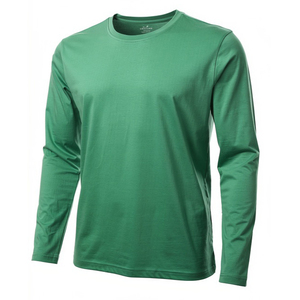 เสื้อยืดคอกลม OEM 100% โพลีเอสเตอร์ แขนยาว น้ำหนักเบา สไตล์ลำลองสำหรับผู้ชาย เสื้อยืดแฟชั่นผู้ชาย - Product Image 5