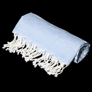 Toalla Fouta a Rayas de Algodón de Proveedor Indio, 100% OEM, Toalla Hammam Suave, Toalla Turca Multiusos - Product Image 1