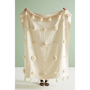 Trendy Boho <b>Throws</b> Woven <b>Throw</b> with Fringes High Quality <b>Throw</b> <b>Blankets</b> for Home Decor with Different Design & Color - Product Image 3