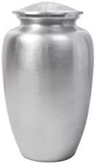 Opulent Adult Aluminum Funeral <b>Ashes</b> Urn Memorial Cremation <b>Keepsake</b> Container Featuring Artistic Premium Exterior Design - Product Image 2