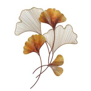 Decoración de Pared Metálica Floral de Diseño Moderno y Alta Tendencia, Escultura de Pared de Alambre, Arte de Pared de Hierro, Tamaño Personalizado - Product Image 6