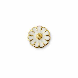 18Kt Yellow Gold Floral Jewelry Set for Women High Polish <b>Daisy</b> Pendant and Stud Earrings Daily Wear <b>Gift</b> Jewelry - Product Image 3