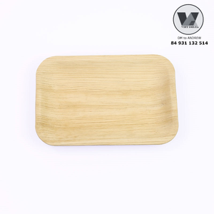 Bandeja Compostable de Hoja de Palma de Alta Calidad con 3 Compartimentos 30x25cm, Contenedor de Alimentos Desechable Sostenible para Restaurantes y Eventos - Product Image 4