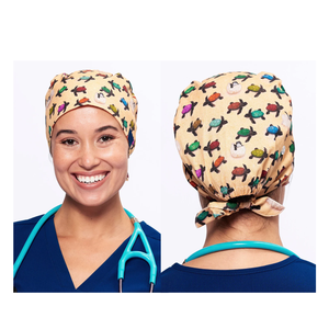 Bonnets de gommage de haute qualité bonnets d'infirmière en satin gommage dentiste avec bonnet de gommage chirurgical pour la tête soins de santé-FMF usine-Échantillon gratuit - Product Image 4