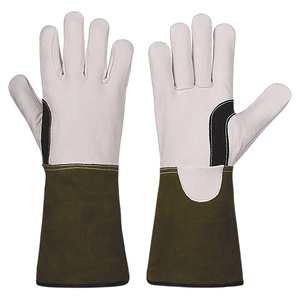 Gants de soudage TIG en cuir pleine fleur de qualité supérieure JNM SAFETY, résistants à l'abrasion, pour travaux industriels lourds - Product Image 6
