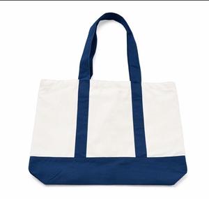 Bolsas de Compras de Algodón con Refuerzo y Logotipo Impreso a Color Personalizado de Alta Calidad, Bolsa con Asa 100% Algodón con Logotipo - Product Image 1