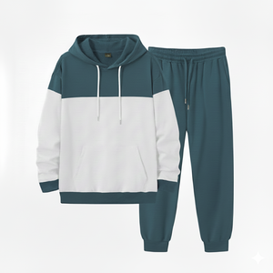 Nueva Colección Conjunto Deportivo Personalizado con Capucha, Lavado Ácido, Estampado, 100% Algodón, Transpirable y Resistente - Product Image 2