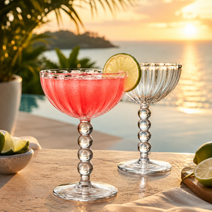 Copas de Cóctel de Borosilicato Hechas a Mano de 300 ml, Vasos de Martini sin Plomo, Cristalería de Bar Reutilizable, Venta al por Mayor - Product Image 5