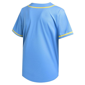 Chemise de baseball unisexe à boutons, imprimée par sublimation, avec lettres et numéros cousus, personnalisable - Product Image 6