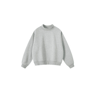 เสื้อสเวตเชิ้ตผ้าฟลีซคอกลมสีกรมท่าสำหรับผู้หญิง แบบเรียบง่าย นุ่ม อุ่น สวมใส่ได้ทุกวัน ขายส่ง รับผลิตแบรนด์ส่วนตัว สหรัฐอเมริกา สหราชอาณาจักร ยุโรป - Product Image 3