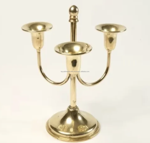 Luxury Iron Metal <b>Candle</b> Holders Wedding <b>Gold</b> Pillar <b>Candle</b> Holder Set Home Party <b>Candles</b> Decorative from India - Product Image 5