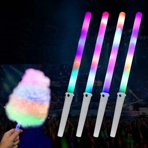 Palitos de Luz LED de 31.5cm para Fiestas, Palitos de Algodón de Azúcar de Plástico con Luz LED, Palitos Luminosos de Malvavisco de Colores - Product Image 1
