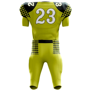 Camisetas de Fútbol Americano Personalizadas de Alta Calidad, 100% Poliéster, Secado Rápido, Transpirables, Manga Corta, Uniformes de Equipo OEM - Product Image 3