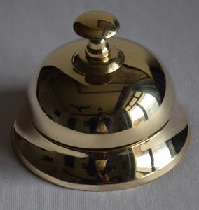 Cloche en laiton traditionnelle pour temple spirituel, salle de prière et méditation – Cloche décorative en laiton classique et vintage - Product Image 1