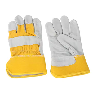Gants de travail en cuir de qualité supérieure, prix imbattable, design personnalisé, respirants, antidérapants, imperméables, avec bracelet réglable - Product Image 2