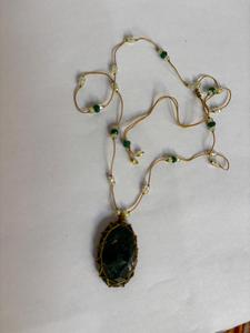 Handmade Macrame Pendant Labradorite Stone Necklace Wholesale Bohemian Woven Faceted Bead Strand Statement Crystal Jewelry - Product Image 2