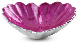 Bol de service en métal émaillé de qualité supérieure, extérieur doré sophistiqué et intérieur blanc, pièce maîtresse moderne pour la décoration de table - Product Image 6