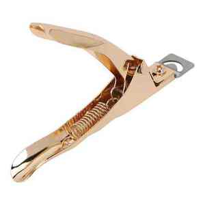 Coupe-ongles professionnel en acier inoxydable noir, incurvé, tranchant et durable, ergonomique, pour manucure et pédicure, avec large ouverture de mâchoire pour doigts - Product Image 2
