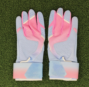Gants de frappe de baseball durables avec coutures renforcées, rembourrés et dotés d'une sangle réglable pour un contrôle et un confort optimale lors des frappes. - Product Image 1