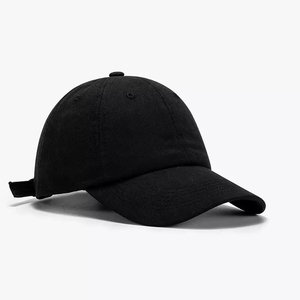 Gorra de Béisbol Negra de 6 Paneles, Ajustable, Unisex, de Algodón, Color Sólido, Informal, para Adultos, para las Cuatro Estaciones - Product Image 6