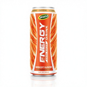<b>Zero</b> <b>Sugar</b> Energy Drink with Apricot Juice in 320ml Can & Bottle | Wholesale Energy Drink Suppliers - Product Image 1