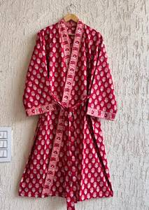 Kimono con estampado floral, manga tres cuartos, con lazo, corte holgado, largo midi, ropa informal para todas las estaciones - Product Image 4