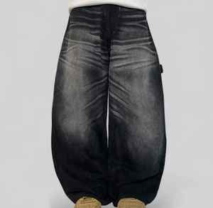 Vaqueros de mezclilla personalizados para hombre, holgados, de pierna ancha, largos hasta el suelo, rectos, ecológicos y de secado rápido para invierno - Product Image 6