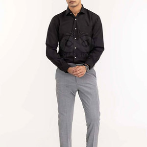 Chemises habillées pour hommes, nouveau style, design personnalisé, streetwear, respirantes, vente chaude - Product Image 3