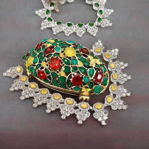 Luxury Classic Cubic Zirconia Women's Bridal Jewelry <b>Set</b> Teardrop Necklace Earrings Wedding Party - Product Image 2