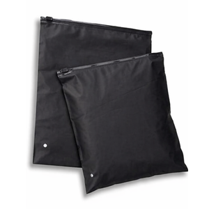 Reusable Black EVA Zipper Packaging <b>Bags</b> Waterproof Frosted <b>Zip</b> <b>Lock</b> Storage Pouches Custom Logo Clothing Apparel Packaging <b>Bags</b> - Product Image 1