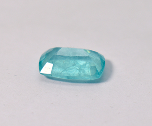 Tourmaline Paraïba avec inclusions, pierre brute, forme coussin, facettée, pierre précieuse cultivée en laboratoire - Product Image 3