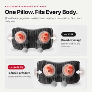 Coussin de massage électrique Shiatsu sans fil à piles pour le dos et la taille, relaxant pour la maison, le bureau et la voiture - Product Image 3