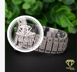 Pulsera de Moissanita con Incrustaciones Completas, Eslabones de Primera Calidad y Diseño de Alta Gama - Product Image 5