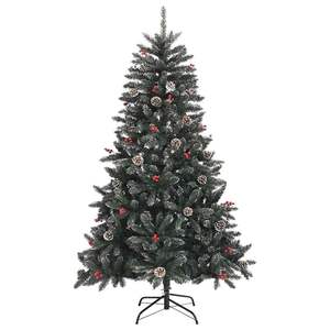 Árbol de Navidad Artificial Verde de 47.24 Pulgadas con 150 LED para Iluminación Festiva - Product Image 5