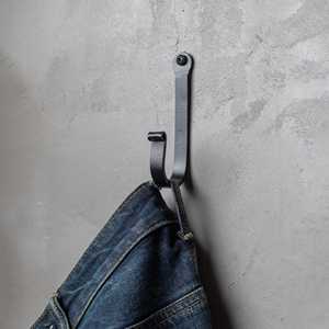2026 Minimalist Iron Wall Mounted <b>Hook</b> Strong Metal Hanging Organizer For Robes <b>Towels</b> Bags Coats Entryway <b>Bathroom</b> & Bedroom - Product Image 3
