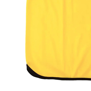 Gilet d'entraînement jaune unisexe pour adulte, sans manches, col en V, séchage rapide, en polyester, maillot de sport toutes saisons, coupe classique 2026 - Product Image 5