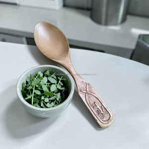 Premium Acacia Wood <b>Serving</b> <b>Spoon</b> Handmade Resin Handle Kitchen And Party Utensil at Cheap Price - Product Image 6