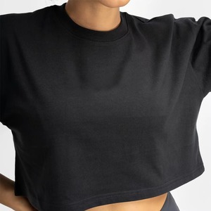 Camisetas Cortas Básicas Ajustadas de Último Diseño para Mujer en Venta, Tops Cortos para Mujer en Todos los Colores y Tallas - Product Image 5