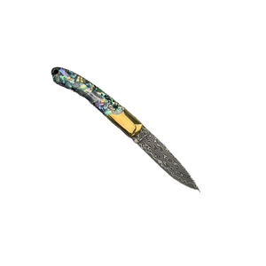 Navaja de Bolsillo Plegable Mini de Acero de Damasco de Grado Industrial con Personalización OEM, 1 Año de Garantía y Uso para Camping - Product Image 6