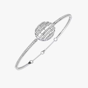 New Moissanite Diamond Bracelet <b>for</b> Women and <b>Men</b>, Mix Cut Diamond Bracelet <b>For</b> Wedding, White Gold moissanite Bracelet - Product Image 1