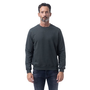 Sweat-shirt à col rond pour homme en coton 100% de haute qualité, personnalisable, anti-boulochage, design en polaire, fabricant, logo personnalisé - Product Image 2