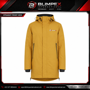 Factory Best Selling Stock Plus Size Casual Men's Quilted Jacket Hooded Heated Winter 100% Nylon Zipper High Quality <b>Windbreak</b> - Product Image 1