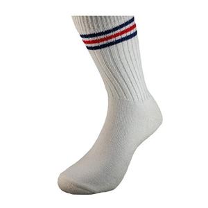 Chaussettes de sport respirantes à blocs de couleur en polyester/nylon tricoté fin pour adultes, idéales pour la course estivale - Product Image 2