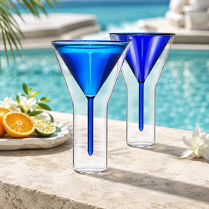 Tasse en verre borosilicate double paroi de 230 ml, faite à la main, sans plomb, isolée, pour café, thé, latte, expresso, réutilisable, en gros - Product Image 1