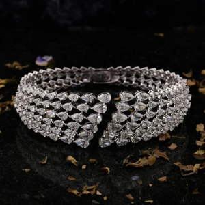 Geometric <b>Silver</b> Plated Cuff Bracelet Alloy Unisex Classic Style Fashion Jewelry - Product Image 1