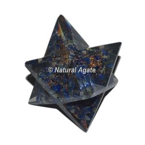 Tienda de piedras preciosas en línea para piedras semipreciosas 7 Bola de amatista con base de estrella de David De Oro Negro | Ágata natural - Product Image 4