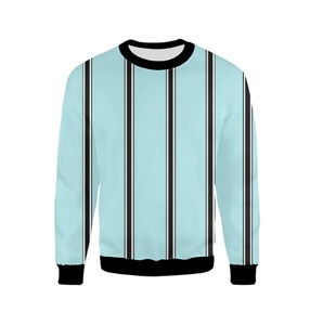 Sweat-shirt pull-over uni pour homme, col rond, coupe classique, tricoté, 100 % polyester, imprimé par sublimation, anti-plis, séchage rapide, idéal pour l'automne - Product Image 3